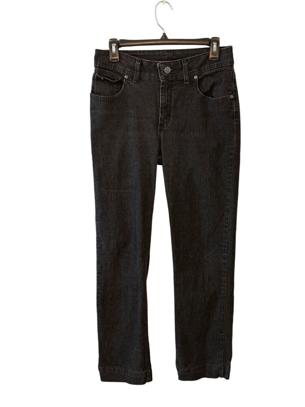 Lee Riders black relaxed fit straight leg black jeans - 8